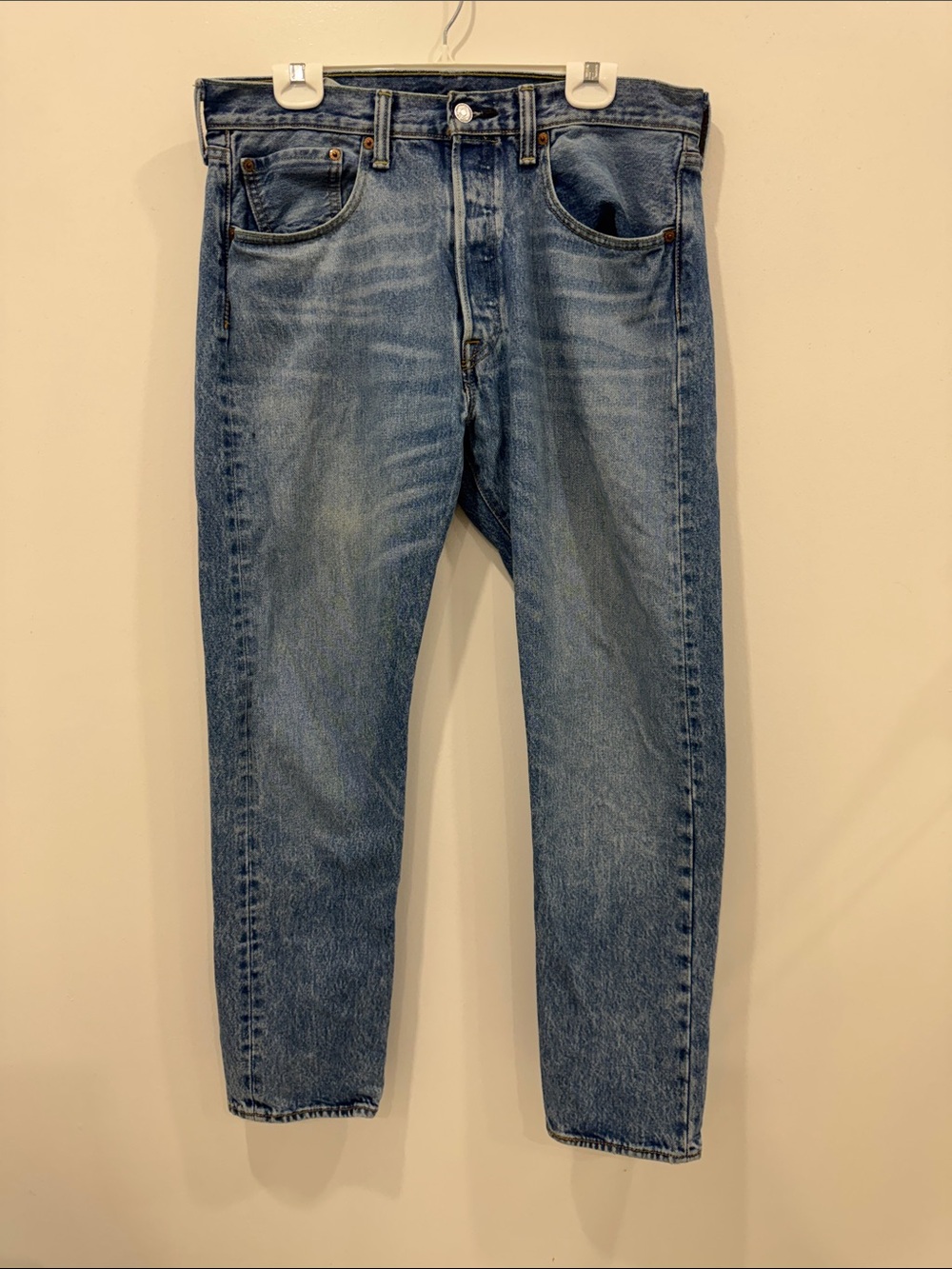 Levi’s 501 CT Men’s Jeans 32x30 Light Wash Blue Denim
